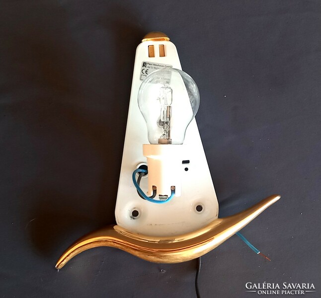 Paul Neuhaus village lamp with 24k gold, negotiable design