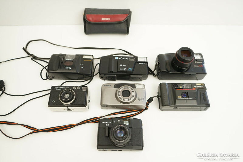 Retro film camera collection / old / beirette agfa konin canon konica chinon