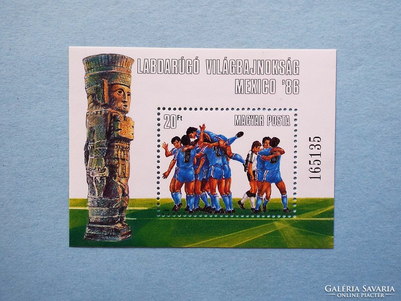 (B) 1986. Football World Cup v. Block** - Mexico - (cat.: 350.-)