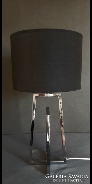 Huge Italy design chrome table lamp negotiable art deco