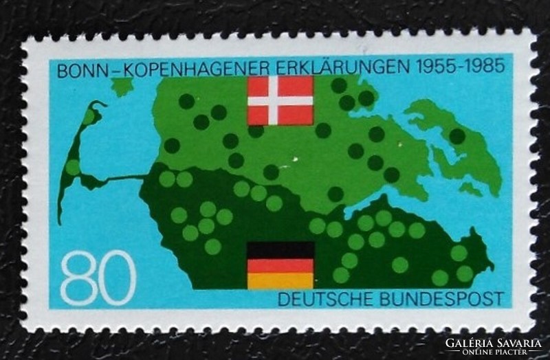 N1241 / Németország 1985 A Koppenhága-Bonn Nyilatkozat bélyeg postatiszta