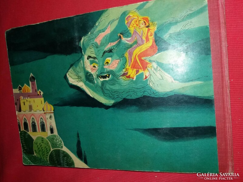 1963. Aladdin and the magic lamp spatial storybook 3d according to the pictures artia