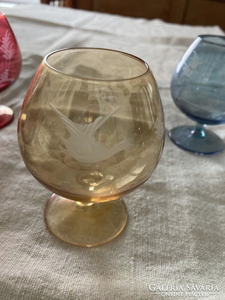 Konyakos pohár készlet