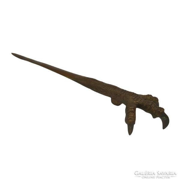 Viennese bronze leaf weight-turul claw-m00789