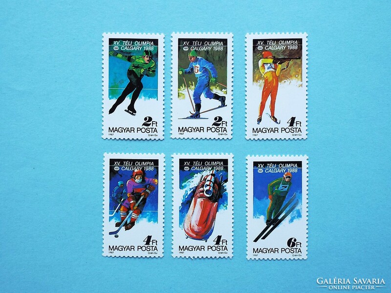 (Z) 1987. Winter Olympics viii. Row** - calgary - (cat.: 300.-)