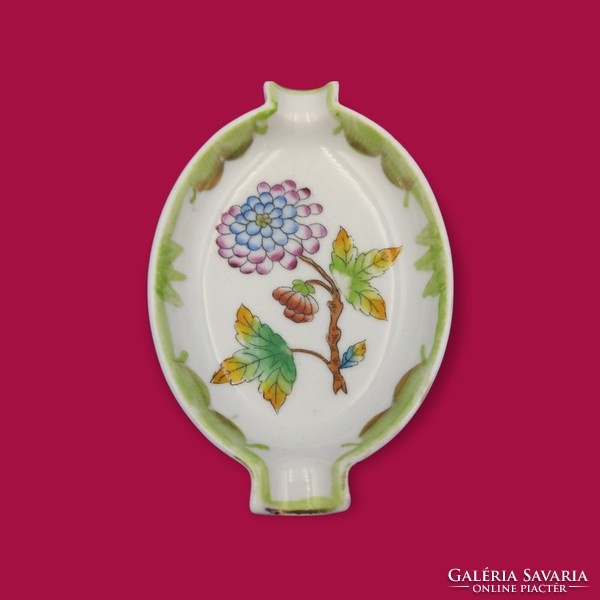 Herend porcelain Victorian patterned ashtray