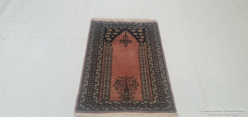 1837 Pakistani handmade wool Persian prayer rug 60x91cm free courier