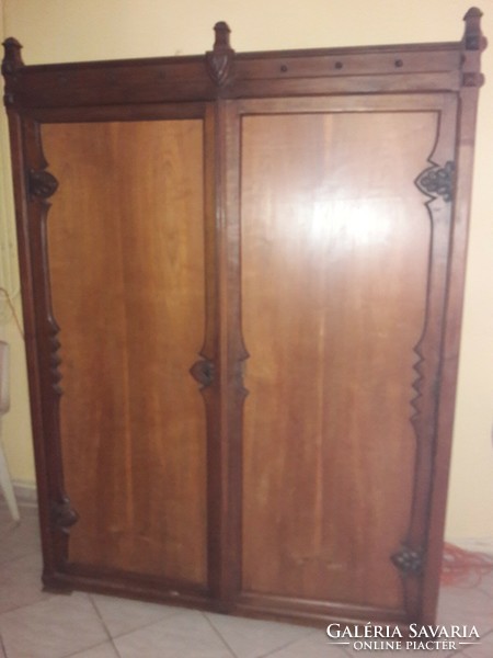 Antique two-door wardrobe