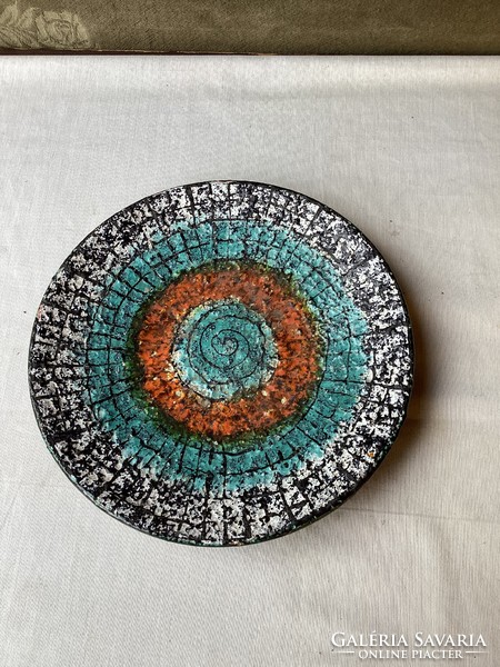 Retro ceramic wall bowl 26 cm.