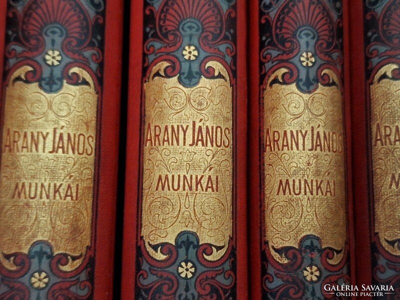 1900-János Arany's works are the six-volume new edition- -i.-Ii.-Iii...Fourth is missing!.. V.-Vi. Fragment!