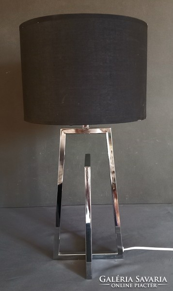 Huge Italy design chrome table lamp negotiable art deco