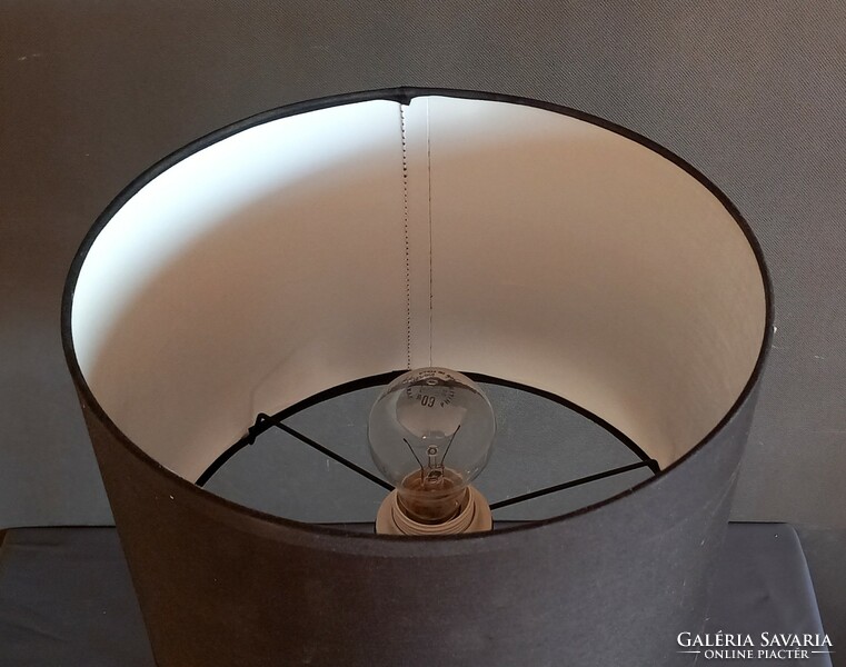 Huge Italy design chrome table lamp negotiable art deco