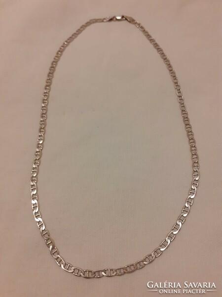 Gucci patterned silver necklace (unisex)