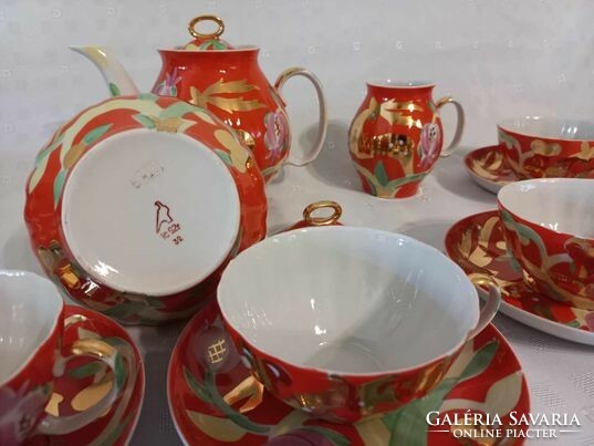 Dulevo porcelain tea set with 