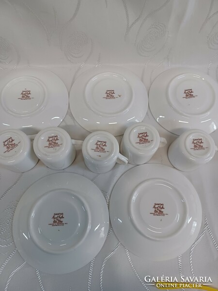 Qantas légitársaság.Royal Grafton porcelán kávés. 5 személyes.