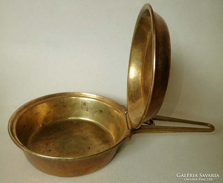 Rare old antique vintage lid handle copper pot handmade unique goldsmith handle lid lid