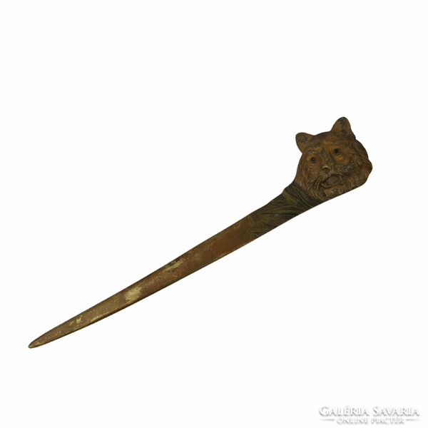 Vienna bronze leaf cutter - lion's head - m00783