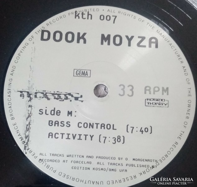 Dook Moyza - Atmospharenwandler - bakelit lemez eladó
