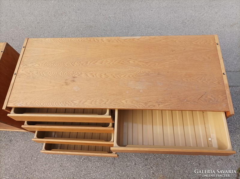 Mid century Czech sideboard, sideboard, drawer, chest of drawers with doors, jiri jiroutech u-450 series