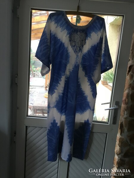 Dress (size 42 - 44) from Egypt, batik, cotton