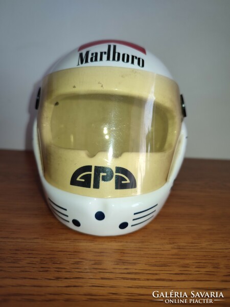 Rene rené arnoux f1 form 1 helmet 1:3 ceramic ashtray vintage italy