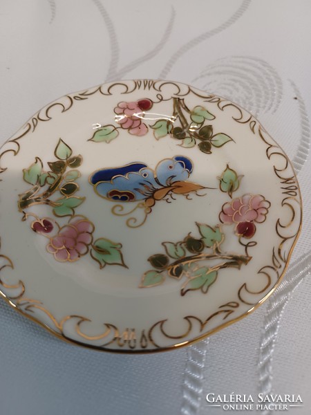 Zsolnay butterfly mini plate
