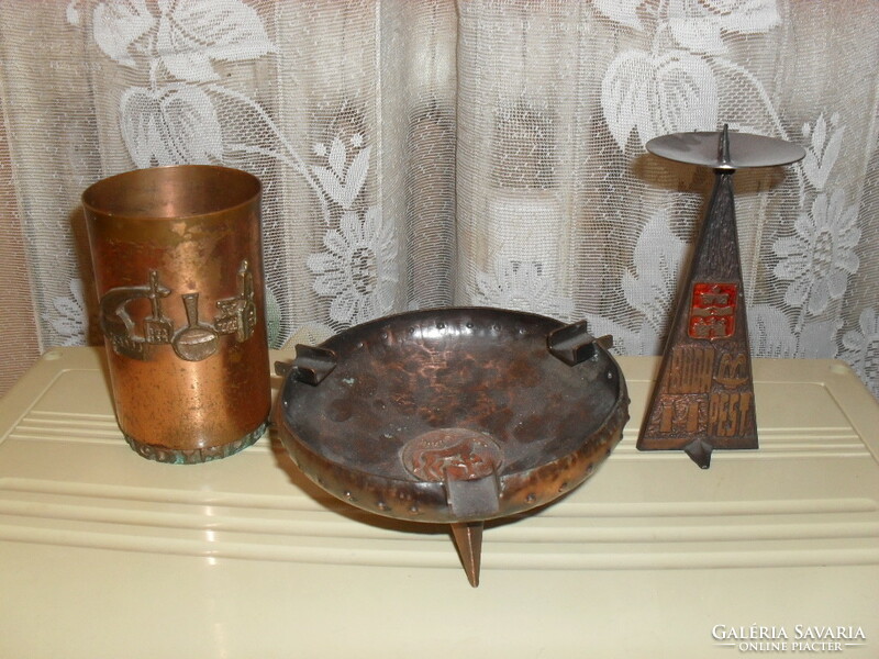 Industrial copper objects