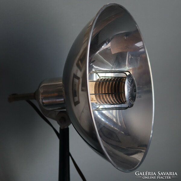 Mid century industrial style infrared table lamp