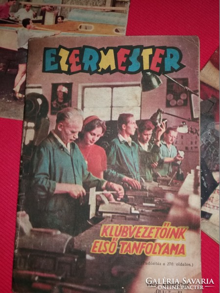 1963.EZERMESTER barkács hobby havilap 3 -6 -7 szám a 3 db EGYBEN a képek szerint