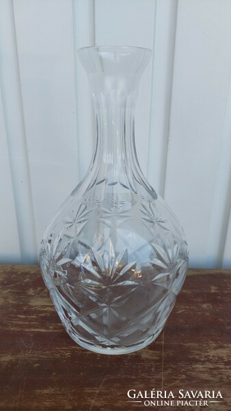 Crystal drinking glass