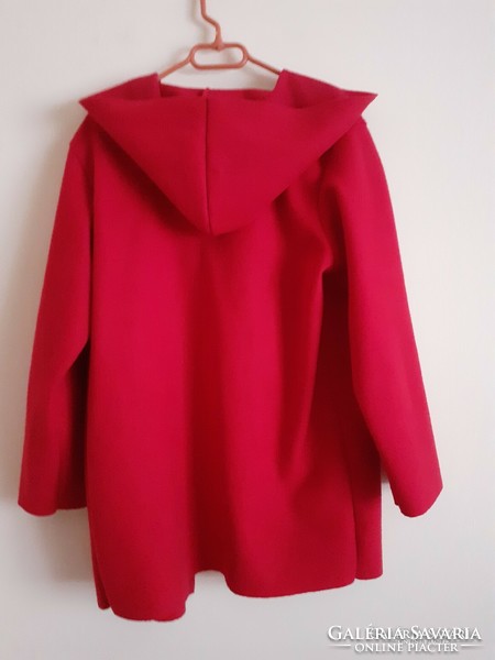Elegant hooded cardigan, coat. 44-Es.