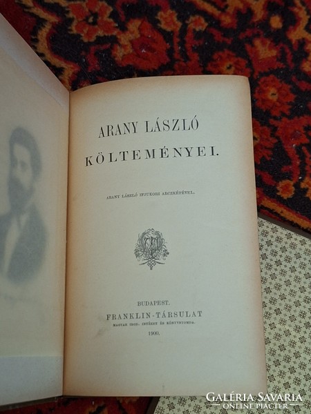 1900-ARANY LÁSZLÓ ÖSSZES MŰVEI-I.-IV.-V- töredék! GYŰJTŐI!!KÖRBE ARANYOZOTT LAPÉLEK!