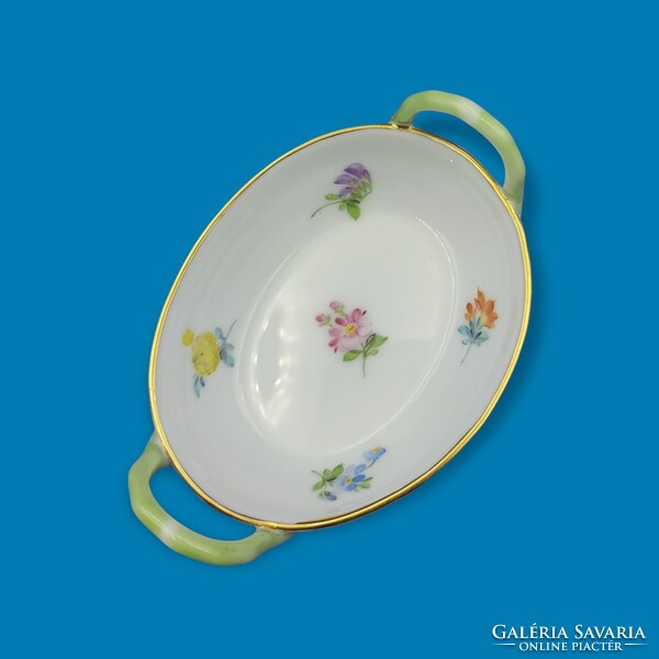 Herend porcelain bowl with handles