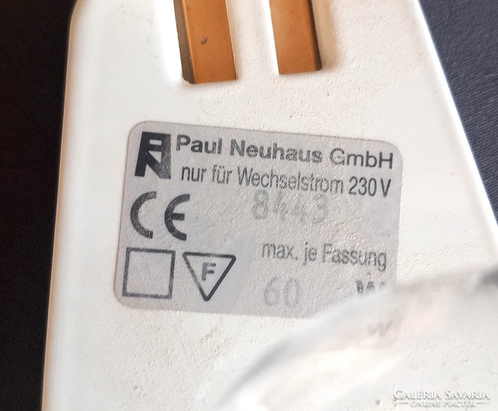 Paul Neuhaus falu lámpa 24 K arannyal ALKUDHATÓ design