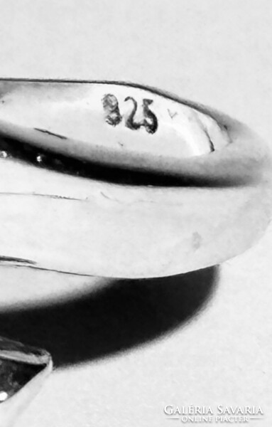 Különleges 56-os méretű aranyozott EZÜST gyűrű! 3 gram! Postán és személyesen MOM Park közelében!