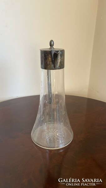Silver-plated art-deco w&g spout / decanter
