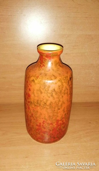Retro Tófej kerámia váza - 21 cm magas (sz)