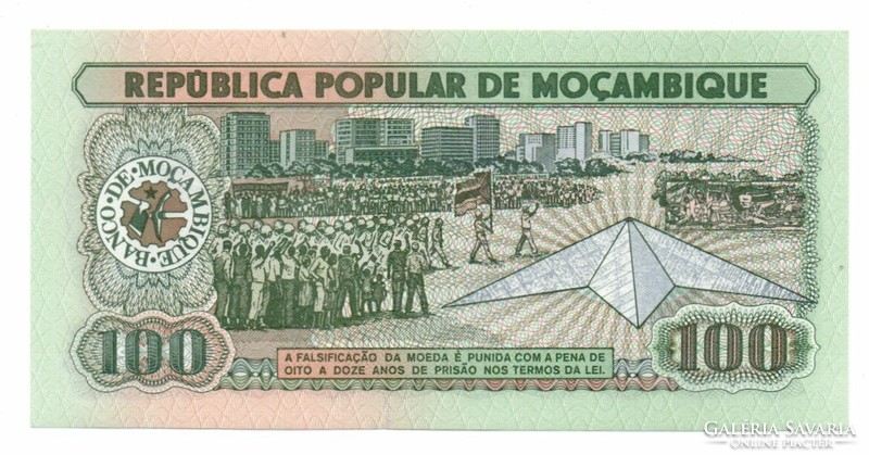 100   Meticas     1989     Mozambik