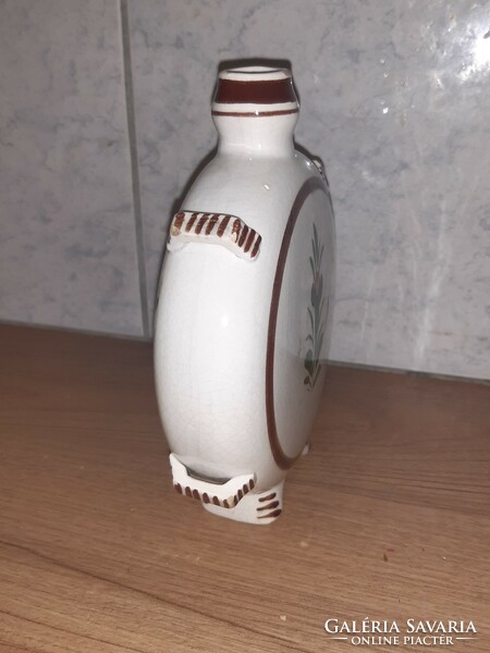 Hard ceramic water bottle from Höllóháza