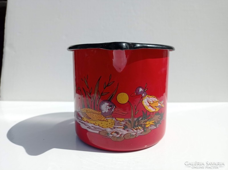 Red wild duck enamel spout