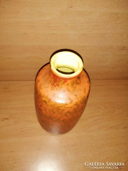 Retro Tófej kerámia váza - 21 cm magas (sz)