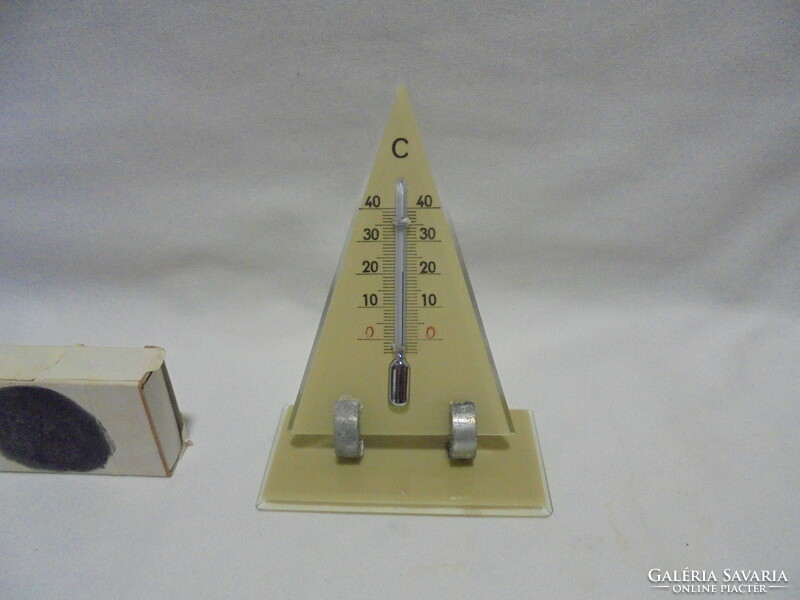 Art deco mercury table thermometer