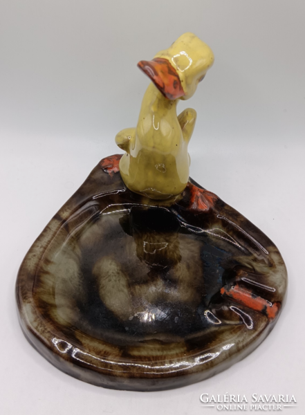 Hops duck ceramic ashtray