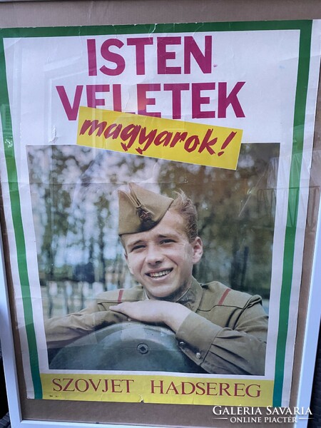 Isten veletek magyarok plakát 1990