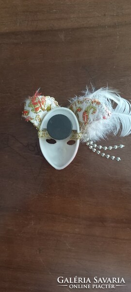 Venetian carnival mask refrigerator magnet