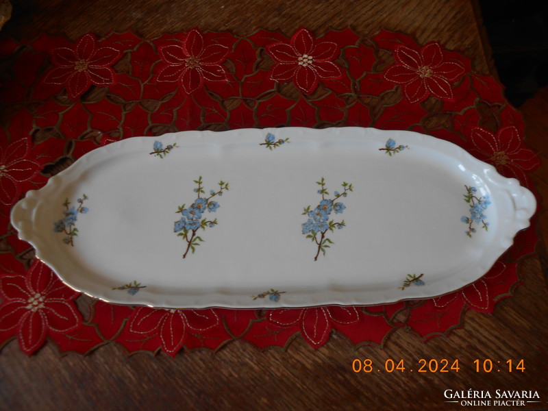 Zsolnay peach blossom pattern sandwich bowl
