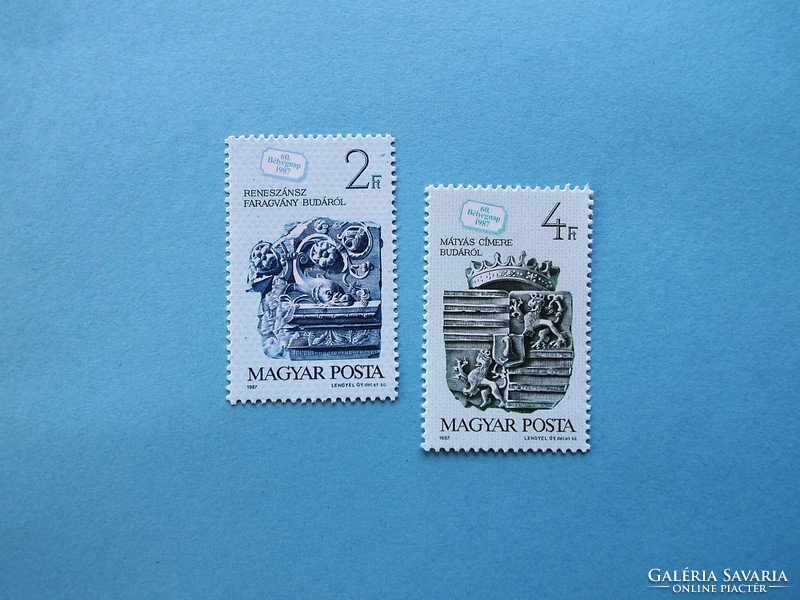 (B) 1987. 60. Stamp day series** - (cat.: 200.-)