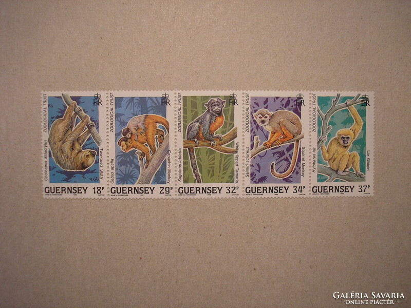 Guernsey - Fauna, esőerdők állatai 1989