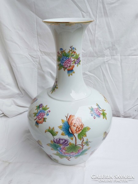 Huge Herend Victoria patterned vase