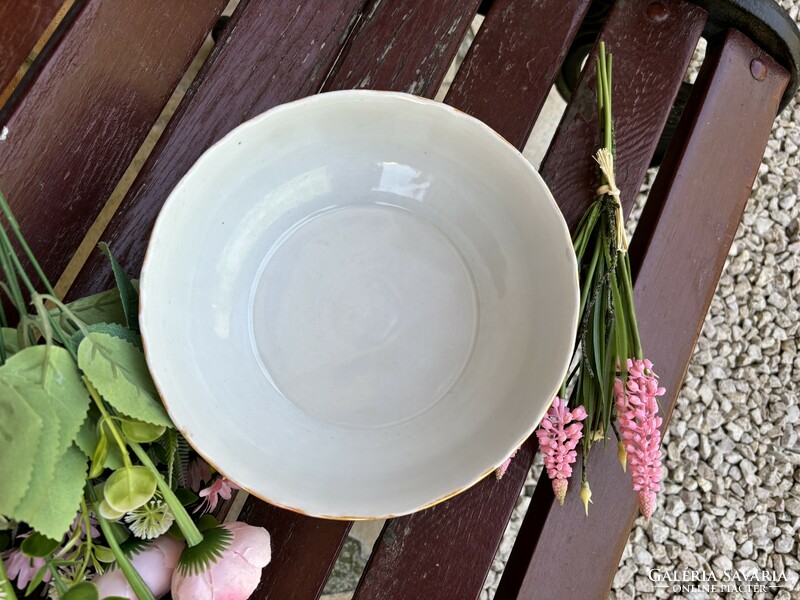 22 Cm beautiful Zsolnay forget-me-not floral porcelain patty bowl stew soup bowl nostalgia